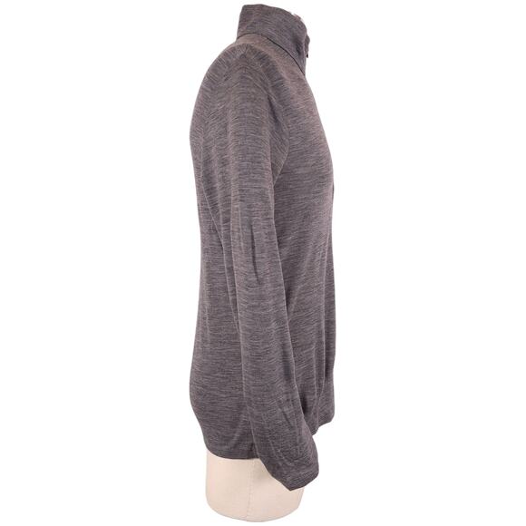 Icebreaker Men's Merino 175 Half Zip Long Sleeve Gray Sz Extra Large - Picture 4 of 9